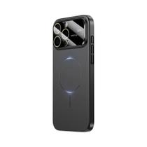 Capa Magnética Laranja Para iPhone Magsafe 17 16 15 14 13 12 pro Max plus 17Air 17Pro Com Proteção