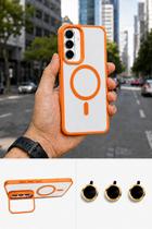 Capa Magnética Lumme Para Samsung Galaxy S26 com Suporte 150º e Lentes de Proteção para Câmeras
