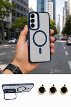 Capa Magnética Lumme Para Samsung Galaxy S26 Plus com Suporte 150º e Lentes de Proteção para Câmeras