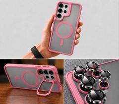 Capa Magnética Lumme Para Samsung Galaxy S26 Ultra com Suporte 150º e Lentes de Proteção para Câmeras