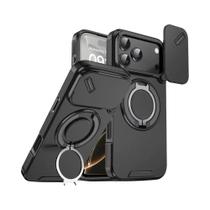 Capa Magnética Magsafe Para iPhone 17 16e 16 15 plus 14 13 12 11 pro Max Com Proteção Deslizante