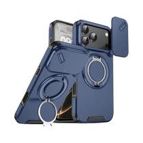 Capa Magnética Magsafe Para iPhone 17 16e 16 15 plus 14 13 12 11 pro Max Com Proteção Deslizante