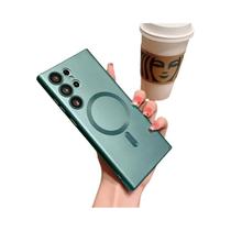 Capa Magnética Magsafe Para Samsung Galaxy S25 FE S24 S23 S22 Ultra S21 plus S25 Edge Com - others