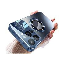 Capa Magnética Metálica De Titânio Para iPhone 16E 16 15 14 13 12 pro Max, Capa Fosca Para