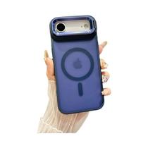 Capa Magnética Para iPhone 17 16E 16 15 14 13 12 Mini pro Max plus Com Suporte De Lente Metálico À