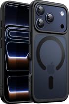 Capa Magnética para iPhonee 17 Pro Max 6,9 Polegadas Compatível com MagSafee, Case de Telefone Traseira Fosca Translúcid