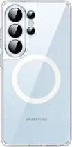 Capa Magnética para Samsung Galaxy S26 Ultra, Compatível com MagSafee, Proteção Total da Lente da Câmera, Case Protetora