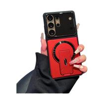 Capa Magnética Para Telefone Samsung Galaxy S24 S25 S23 S26 Ultra A56 A57 A37 A17 A16 A06 A07 Com
