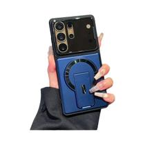 Capa Magnética Para Telefone Samsung Galaxy S24 S25 S23 S26 Ultra A56 A57 A37 A17 A16 A06 A07 Com