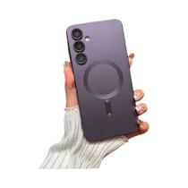 Capa Magnética Para Telefone Samsung Galaxy Soft TPU Edge Ultra S25 S24 S23 S22 plus A56 A36 A26 A16