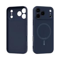 Capa Magnética Protetora De Silicone Magsafe Para Apple iPhone 16 17 15 14 13 pro Max À Prova De - others