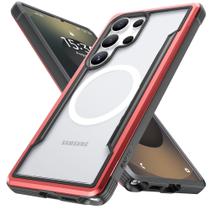 Capa Magnética RAPTIC Shield para Samsung Galaxy S25 Ultra - Vermelha