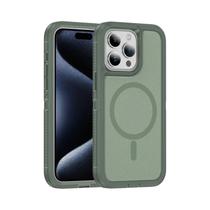 Capa Magnética Reforçada 3 Em 1 À Prova De Quedas Para Apple iPhone 15 14 13 12 11 pro Max plus