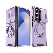 Capa Magnética Rotativa 360 Graus Para Samsung Galaxy Z Fold 7 6 Flip Com Proteção Para Câmera