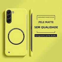 Capa Magnética Sem Moldura Para Carregamento Sem Fio Para Samsung Galaxy S23 FE S24 S25 Ultra Plus, Capa Magnética Sem Moldura Para Carregamento Sem Fio Para Samsung Galaxy S23 FE S24 S25 Ultra Plus,