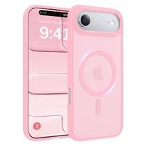 Capa magnética Shiiuou para iPhone 17 Air rosa fosco