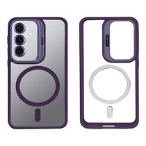 Capa Magnética Suporte Proteção Lentes para Galaxy S25