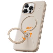 Capa Magnética TORRAS Ostand Spin para iPhone 16 Pro - Bege Areia Capa Magnética TORRAS Ostand Spin para iPhone 16 Pro - Bege Areia