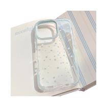 Capa Magnética Transparente Antichoque Blue Stars Para iPhone 17 16 15 14 13 12 pro Max Coreano