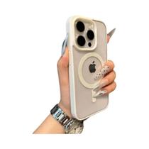 Capa Magnética Transparente De Acrílico Para iPhone 17 17 pro Max 16 15 14 13 12 11 Com Capa Magnética Transparente De Acrílico Para iPhone 17 17 pro Max 16 15 14 13 12 11 Com