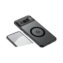 Capa Magnética Transparente Fosca Para Carregamento Sem Fio Magsafe Para Google Pixel 9 pro XL 8 7