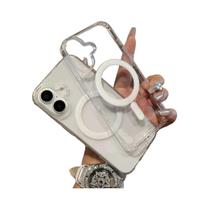 Capa Magnética Transparente Para Carregamento Sem Fio Para Magsafe iPhone 15 14 13 12 11 Mini pro Capa Magnética Transparente Para Carregamento Sem Fio Para Magsafe iPhone 15 14 13 12 11 Mini pro