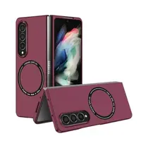 Capa Magnética Ultra Fina Para Samsung Galaxy Z Flip 6 5 4 3 2 1 4G 5G Capa De Carregamento Sem Fio