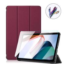 Capa Magnética Xiaomi Redmi Pad + Caneta + Película Vinho