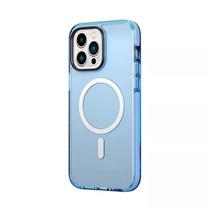 Capa Magsafe Armor Shield Azul Sierra para iPhone 14 Pro - Rock Space