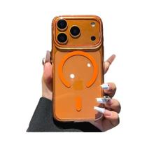 Capa Magsafe De Luxo Para iPhone 17 16 15 pro Max 17Air, Transparente HD Fina Com Carregamento