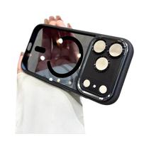 Capa Magsafe De Luxo Transparente E À Prova De Choque Para iPhone 17 pro Max, Air 16, 15, 14, 13,