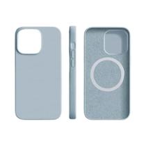 Capa MagSafe de Silicone Líquido para iPhone 15/14/13/12/11 - Carregamento Magnético Sem Fio