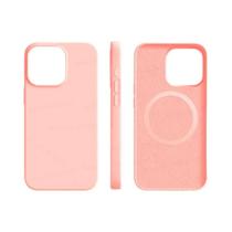 Capa MagSafe de Silicone Líquido para iPhone 15/14/13/12/11 - Carregamento Magnético Sem Fio