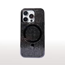 Capa Magsafe Galvanizada com Diamante Compatível IPhone Capa Magsafe Galvanizada com Diamante Compatível IPhone