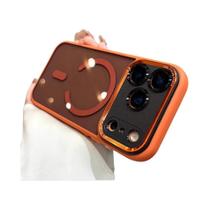 Capa Magsafe Luxuosa Transparente À Prova De Choque Para Câmera iPhone 17 pro Max Air 16 15 14 13 12