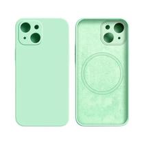 Capa MagSafe Magnética de Silicone para iPhone 15/14/13/12/11 - Pro, Max e Mini