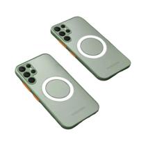 Capa Magsafe Para Carregamento Sem Fio Para Samsung Galaxy S24 S23 S22 S21 S20 Ultra plus FE A54 A34