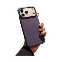 Capa MagSafe Para iPhone 17 16 15 14 13 12 11 pro Max Em Tecido Tecnológico Macio Antiderrapante E À