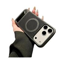 Capa Magsafe Para iPhone 17 pro Max Air 16 15 14 plus 13 12 Luxuosa Com Dissipação De Calor