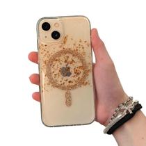 Capa Magsafe Transparente Glitter Dourado Capa Magsafe Transparente Glitter Dourado