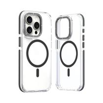 Capa MagSafe Transparente para iPhone 15/14/13/12 Pro Max - Carregamento Sem Fio e à Prova de Choques