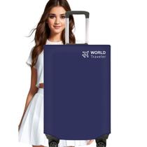 Capa mala 10kg p pequena viagem avião bordo bagagem protetora tnt masculina feminina unissex nas cores azul escuro vinho preto e marrom Capa mala 10kg p pequena viagem avião bordo bagagem protetora tnt masculina feminina unissex nas cores azul escuro vinho preto e marrom