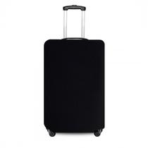 Capa Mala Bagagem Viagem c/ Ziper Preta Média 23kg Elastano
