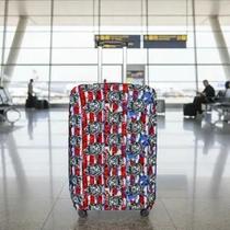 Capa Mala Bagagem Viagem Ziper Média 23kg Elastano Sortida Capa Mala Bagagem Viagem Ziper Média 23kg Elastano Sortida