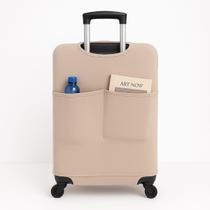 Capa Mala De Viagem Com Bolso Canguru Protetor Bagagem Bordo