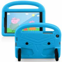 Capa Maleta Infantil para Tablet Galaxy Tab A8 Tela 10.5'' (2022) SM- X200 / SM- X205 Azul