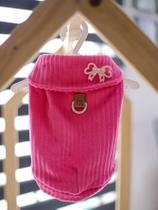 Capa Malha Aveludada Pink para cachorro e gato Tamanho:GG Capa Malha Aveludada Pink para cachorro e gato Tamanho:GG