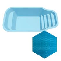 Capa Manta Lona Térmica Para Piscina Splash Igui Farol Da Barra 7 X 3,5m 500 Micras