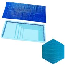 Capa Manta Lona Térmica Para Piscina Tortuga Splash Igui 7 X 3,3m 500 Micras