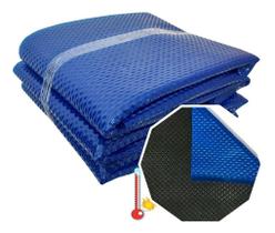 Capa Manta Térmica Lona Para Piscina 6 X 3 Azul 500 Micras - Smart Cover